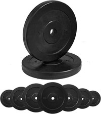 Dischi Ghisa Gommati Ø Foro 25 Mm per Palestra E Home Gym Da 0.5 a 20 Kg per Man