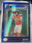 2024 Panini Donruss Optic - Rated Rookie Bo Nix #209 Blue Hyper Prizm (RC)