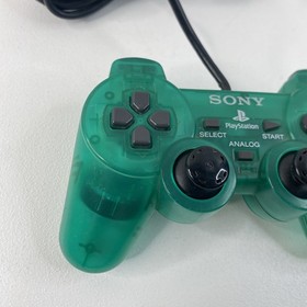  Sony PlayStation 2 PS2 Emerald Green Clear Controller  Tested