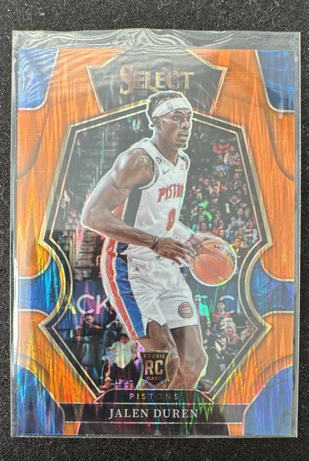 2022-23 Panini Select - Premier Level Jalen Duren #176 Orange Flash Prizm (RC)