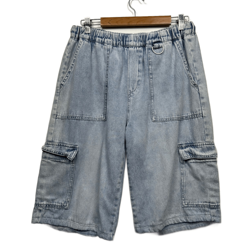 DECJUBA D-Luxe Cargo Denim Shorts Size 12 Longline