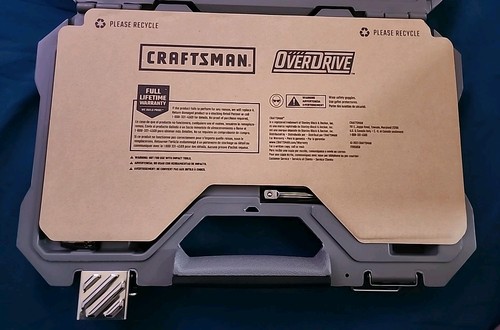 CRAFTSMAN CMMT99049 NEW Socket &Ratchet Set In Hard Case(#24464)E10 - Picture 5 of 15
