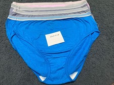 4 Pack Fruit of the Loom Fit For Me Women's Briefs Size 12, New