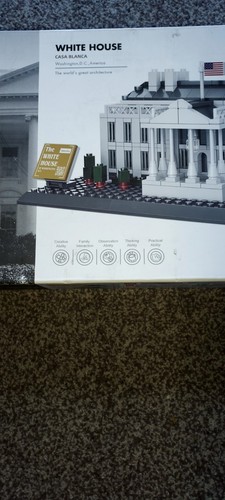 New Wange Bricks Box Set The White House Sealed Boxed - Picture 6 of 9