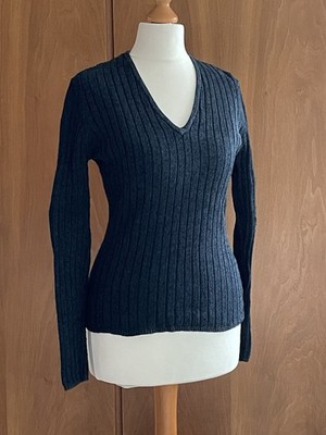 Pullover M Marc O Polo Blau Rippen Strick Vintage