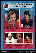 1979 Topps #7 Guy LaFleur Game Winning Goal Leaders 6 - EX/MT