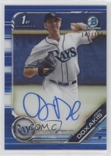 2019 Bowman Draft Chrome Pick Blue Refractor /150 John Doxakis #CDA-JD Auto 0y8o