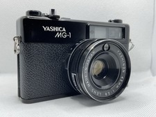 Yashica MG-1 35mm Rangefinder w/ Box Case Meter Works, Sticky Shutter