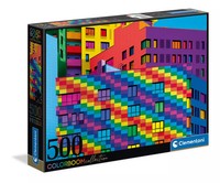 Puzzle 500 ElementóW. Colorboom. Kwadraty Clementoni