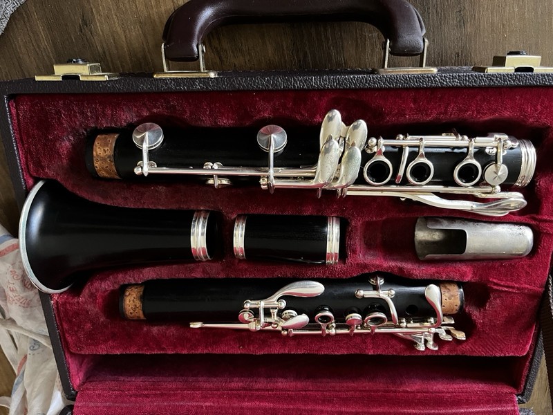 Buffet Crampon Clarinet made in Germany. Black wood, Plated Keys w/ Case