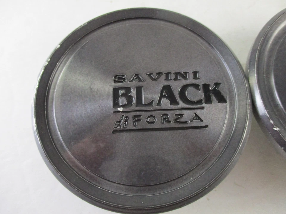 NEGRO DI FORZA SAVINI 2 3/4" DRK. TAPA CENTRAL RUEDA GRIS negra* #C-SA02 (PARA 2) Foto 4 de 4