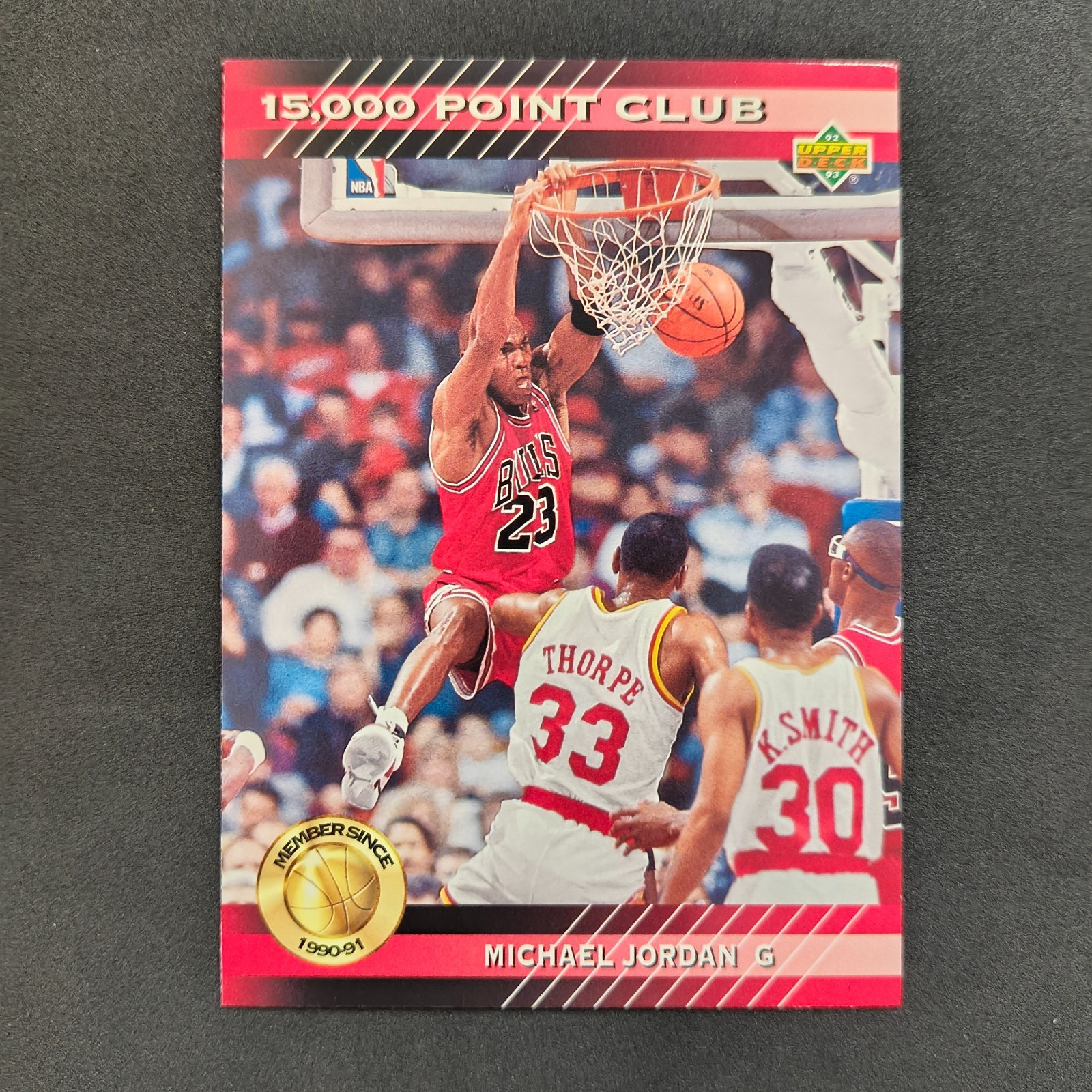 Rare 1992-93 Upper Deck - 15000 Point Club Michael Jordan #PC4