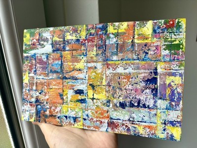 Abstraktes figuratives zeitgenössisches Original Ölgemälde / moderne Kunst / Wanddeko