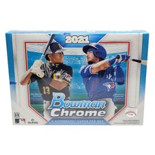 2021 Bowman Chrome HTA Baseball Sealed Hobby Box