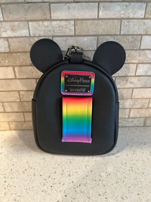 Disney Parks Loungefly Wristlet Mini Backpack Mickey Mouse  display picture 1