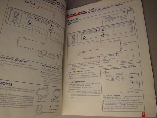 Zenith Lettore VHS VRD500st / VRD505st guida operativa (solo manuale) - Foto 2 di 5