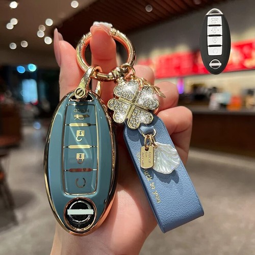 TPU Car Remote Key Cover Case Shell For Nissan Qashqai X-Trail T31 Juke Kicks T - Picture 8 of 9
