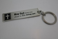 AD May God keep you in His loving care KEYCHAIN key chain ring Ganz