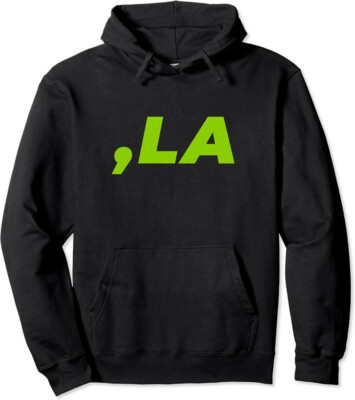 Comma La in Green Brat Kamala Harris Election Unisex Hooded Sweatshirt