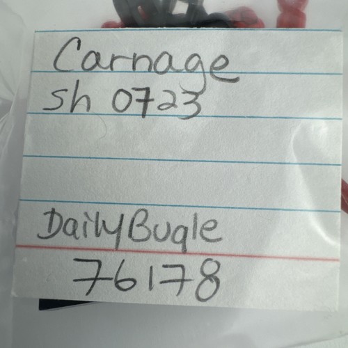 LEGO Carnage Minifigur mit Basis 76178 sh0723 Daily Bugle Marvel (lg6) - Bild 8 von 8