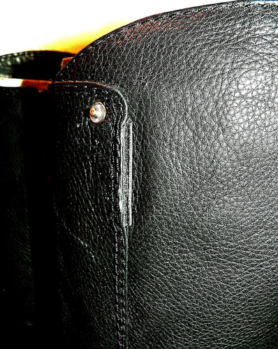 ALTERED Fergie Black Leather Nuclear Boots Tall Biker Engineer Buckles 10 M - Picture 6 of 12