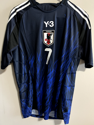 2024 Japan 7 Kaoru Mitoma Soccer Adidas Y-3 Uniform Jersey Home