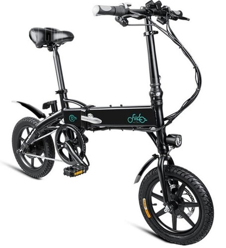 Bicicletta elettrica bici Pieghevole Fiido D1 10.4 Ah NERA batteria  maggiorata | eBay