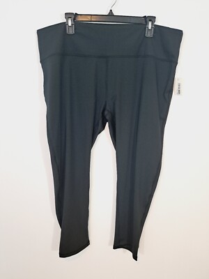 Nwt Amazon Essentials Black Classic Capri Length Leggings In Size XXL
