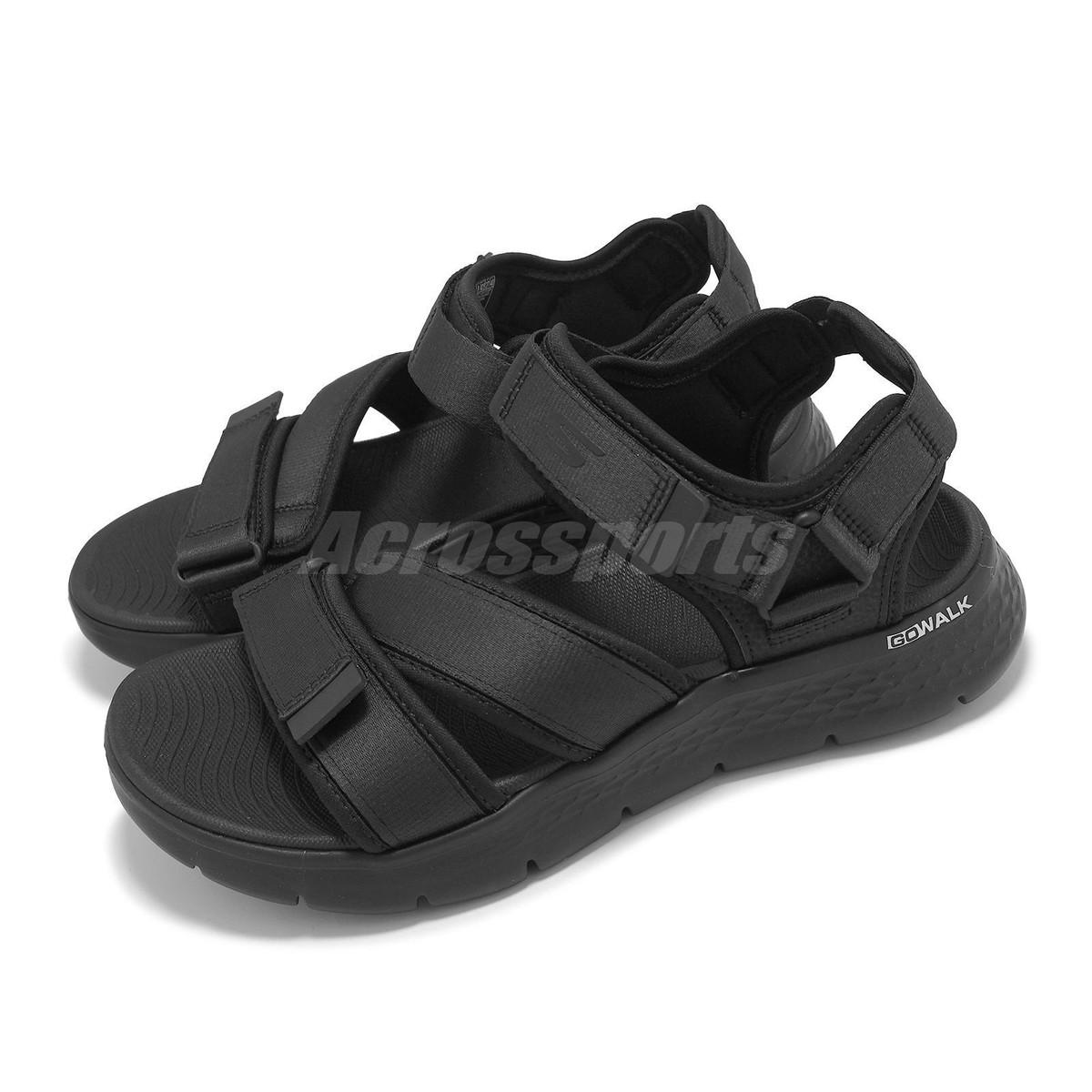Skechers Go Walk Flex Sandal-The Coastal Soul Black Men Strap