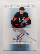 2022-23 SP Authentic Retro Future Watch Auto #RFWA-IR Isaac Ratcliffe 73/699