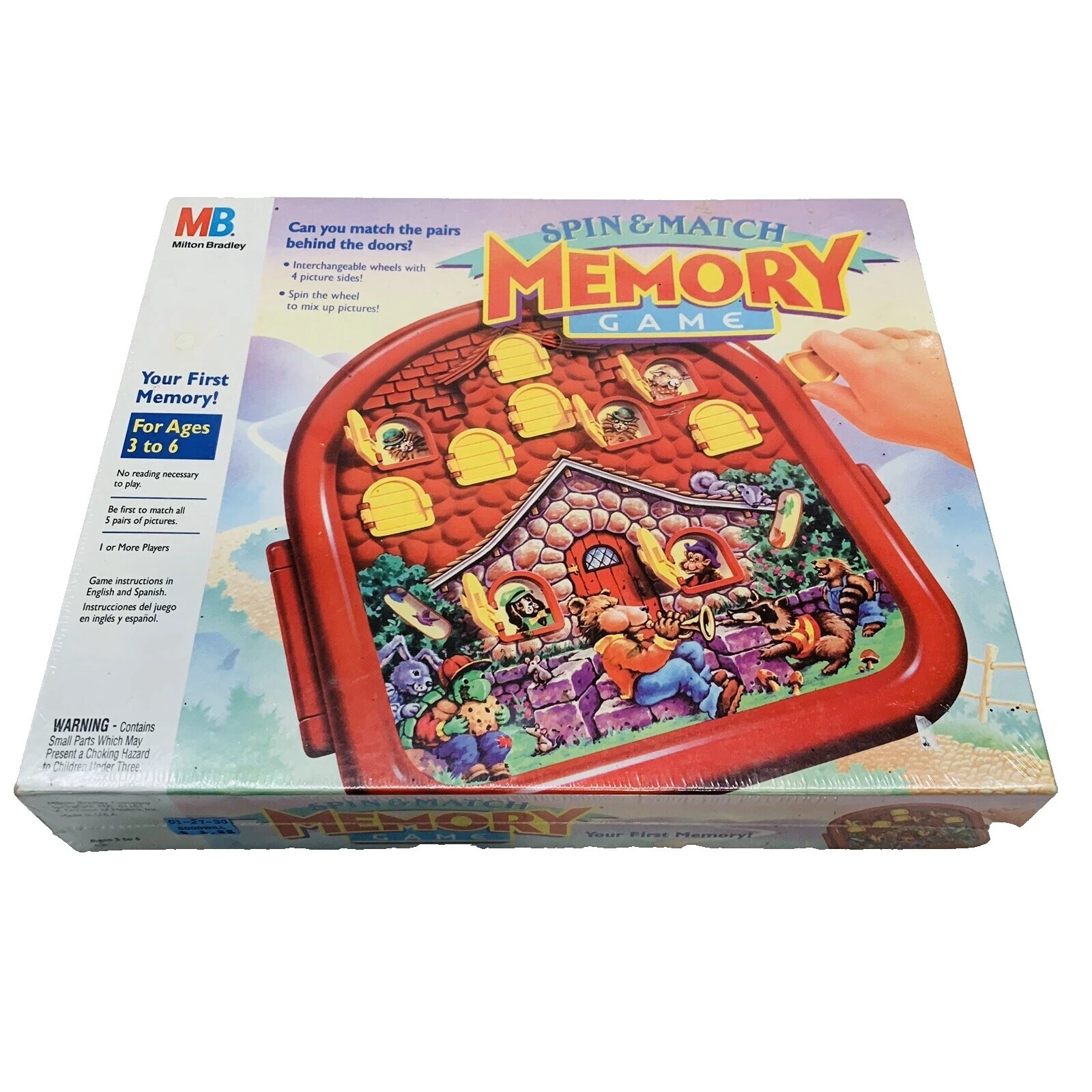Milton Bradley Memory Game Contemporary Manufacture Board & Traditional Games