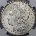 1921 Morgan Silver Dollar - NGC MS 64+