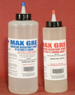 #ad Gasoline Diesel Resistant Epoxy 4 Fuel Tank Repairs Coating Sealant amp; Glue Use $67.69