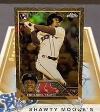 Enmanuel Valdez RC 2023 Topps Gilded Collection Cast in Gold #164 170/199