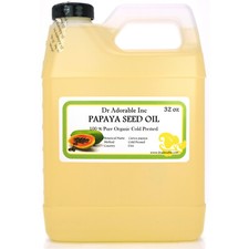 PAPAYA SEED OIL BY DR.ADORABLE 100 PURE ORGANIC COLD PRESSED 2oz UP TO 7 LB