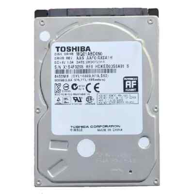 Toshiba MQ01ABD050 500GB SATA 3Gb/S 5400RPM 2.5 Inch 9.5Mm Internal Hard Drive
