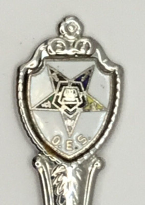 O.E.S. Order of the Eastern Star - Vintage Souvenir Spoon Collectible