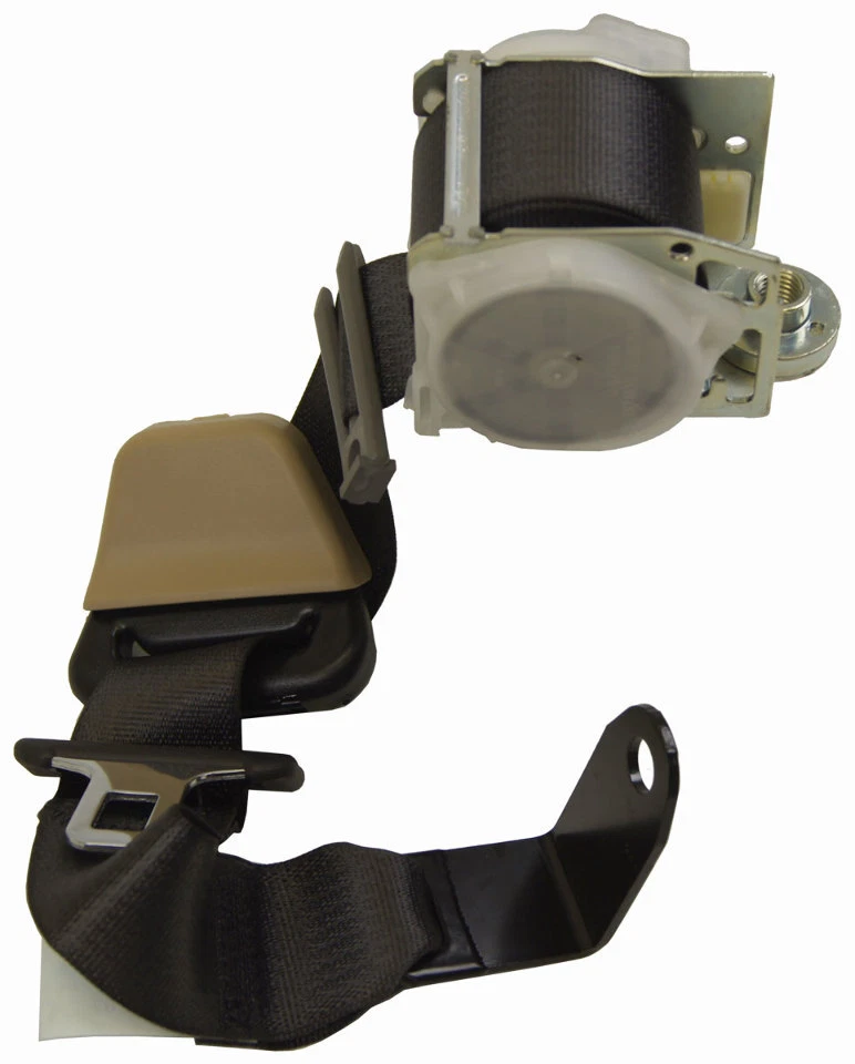 Conjunto de cinturón de seguridad trasero izquierdo Hummer H3 2006-2010 negro y cachemir 15928383 89027203 Foto 3 de 4