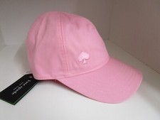 Kate Spade. Baseball Cap. Baby Pink. BNWT. Elasticated back.