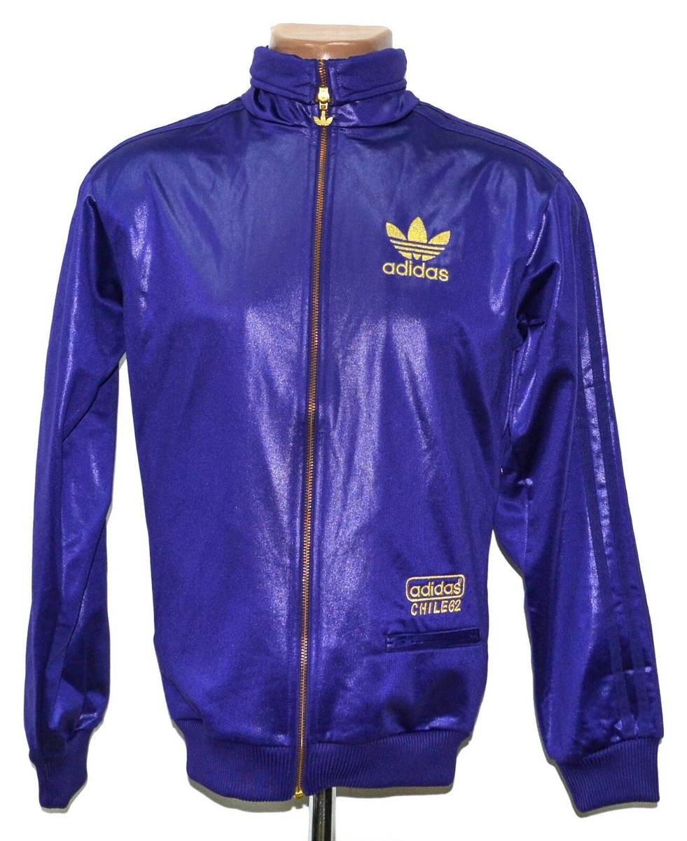ADIDAS ORIGINALS CHILE 62 VIOLET TRACK JACKET JERSEY SIZE XS ADULT