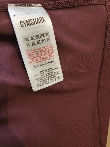 Gymshark Sleeveless Top Women Sz S Dreamy Vest Winter Berry Activewear - Picture 6 of 6