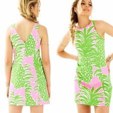 Defect Sale ~ Lilly Pulitzer LARGO SHIFT DRESS Pink Pout Flamenco Sz 2