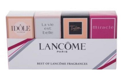 Lancome Tresor, Idole, La Vie Est Belle, Miracle Pieces Mini Set