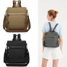 Damen Nylon Schultertasche AntiDiebstahl Damen Rucksack Reiserucksack Handtasche