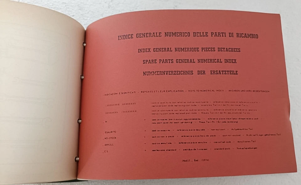 Catalogo parti di ricambio Lancia Beta Hpe Spider Coupe Berlina manuale officina - Immagine 2 di 4