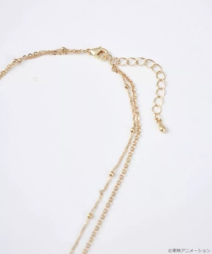Ojamajo Doremi Apprentice Tap Necklace Pendant Jewelry Double Chain Japan LTD - Picture 4 of 7