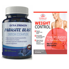 Parasite Blast Intestinal Detox Capsules Topical Weight Loss Fat Burn Patches