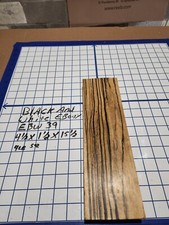 Black and White Ebony Wood turning blank 4 1/2"x 1 1/2"x 15 1/2 " EBW39