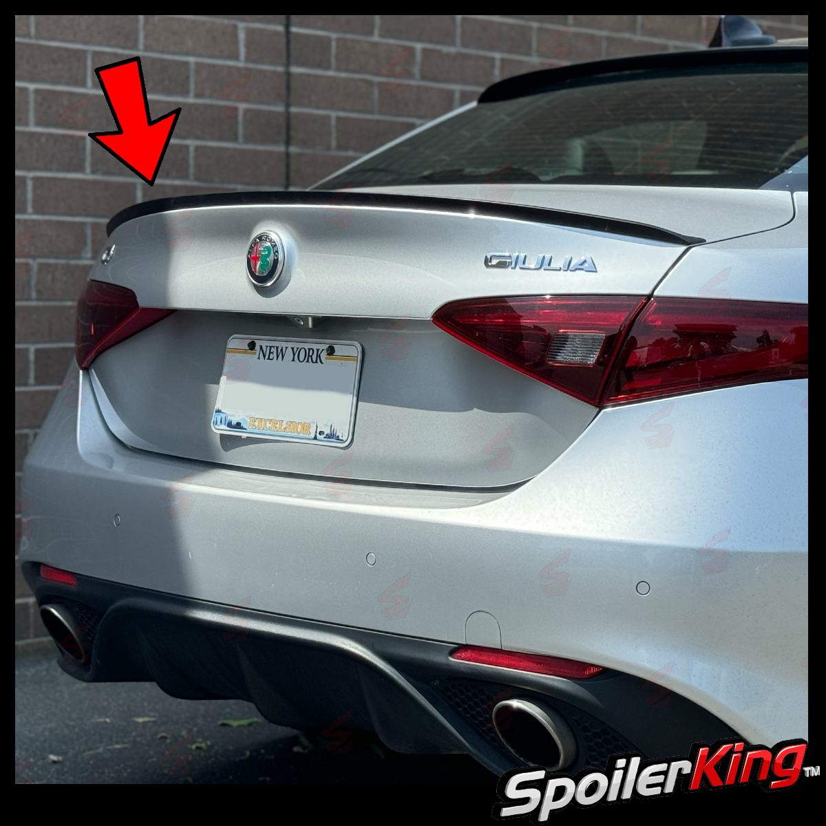 SpoilerKing (244L) Rear Trunk Lip Spoiler (Fits: Alfa Romeo
