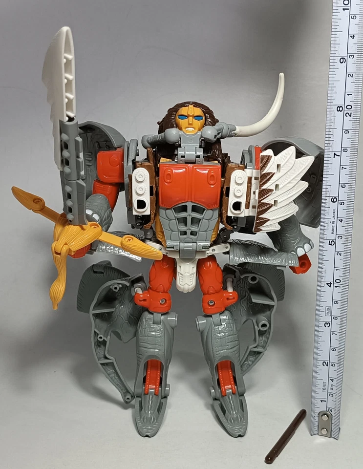HASBRO VTG 1997 TRANSFORMERS BEAST WARS MAGNABOSS COMBINER ROBOT WITH FLAWS B - Image 2 of 4
